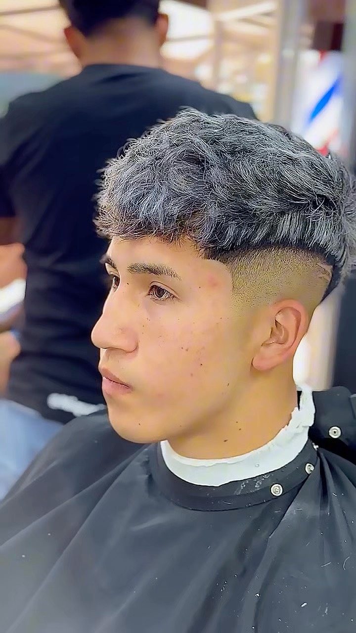 Corte texturizado con visos